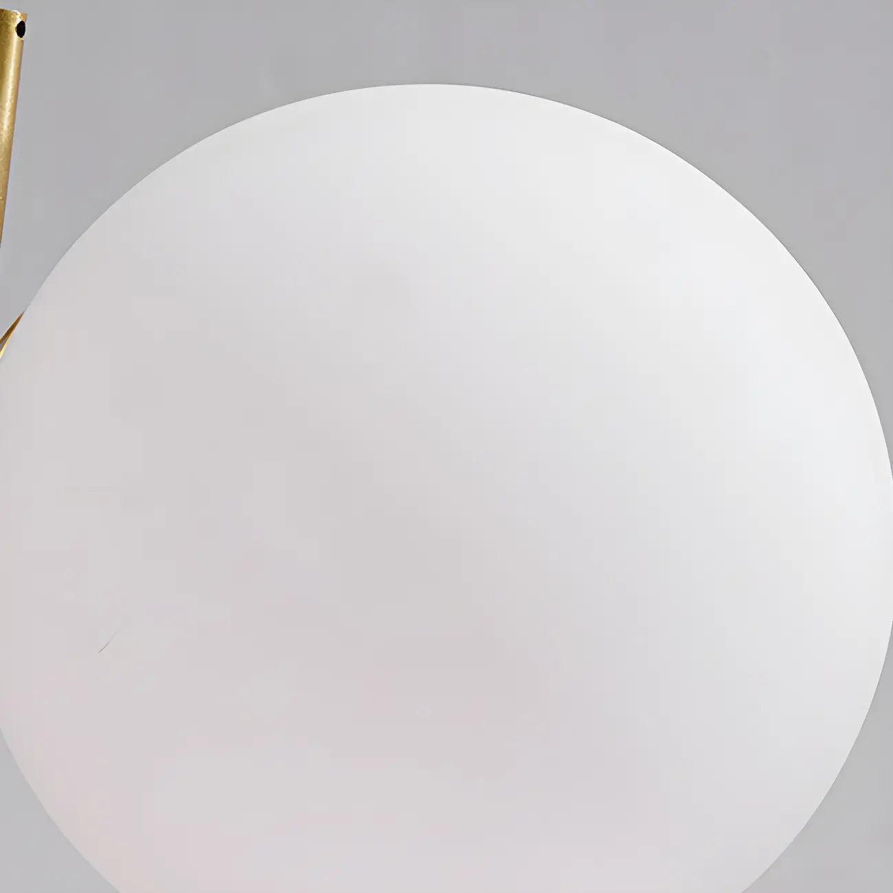 Minimalist Glass Globe Metal Night Table Lamp for Bedroom