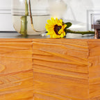 72 Free-Standing Brown Accent Cabinet for Living Room Decor