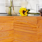 72 Free-Standing Brown Accent Cabinet for Living Room Decor