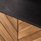 3 Drawers Modern Pine Storage Cabinet for Living Room