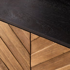 3 Drawers Modern Pine Storage Cabinet for Living Room