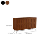35.5 Modern Pine Black Storage Cabinet for Living Room