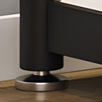 Adjustable Black Glass Storage Curio Cabinet with Lights