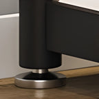 Adjustable Black Glass Storage Curio Cabinet with Lights
