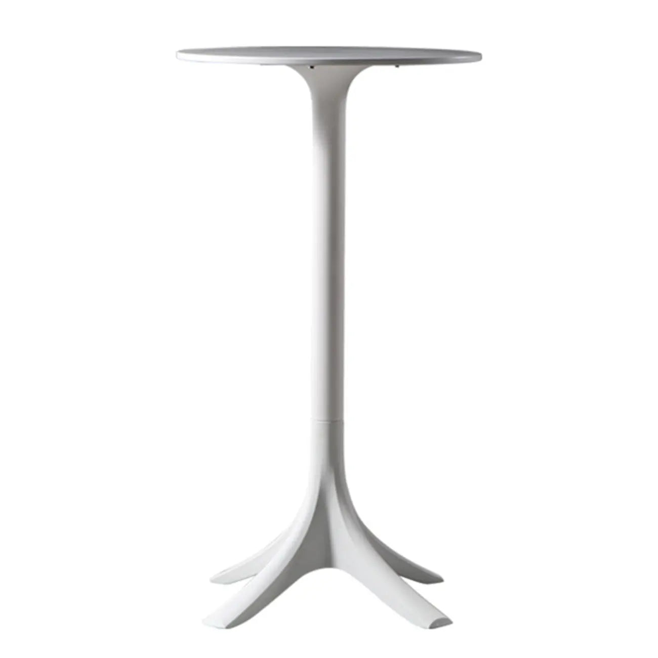 Modern Round White Acrylic Pub Bar Table for Bistro
