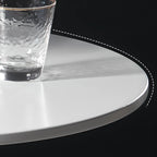 Modern Round White Acrylic Pub Bar Table for Bistro