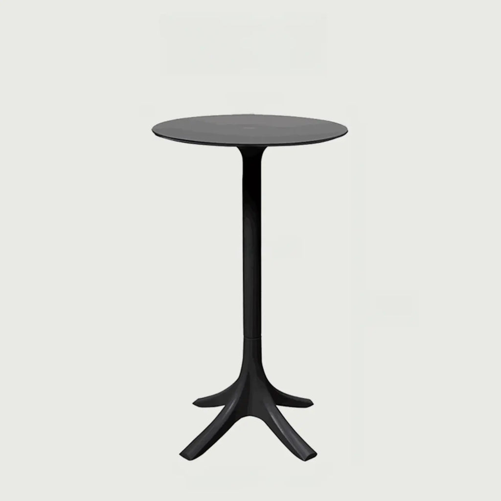 Modern Round White Acrylic Pub Bar Table for Bistro
