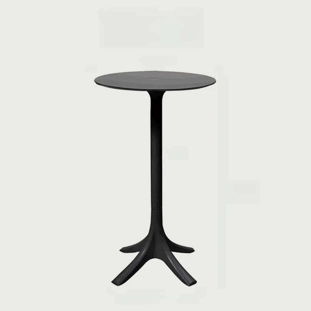 Modern Round White Acrylic Pub Bar Table for Bistro