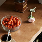 Wooden Narrow Bar Table with Double Storage Shelves