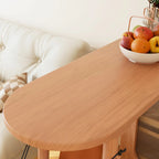 Modern 48-Inch Wooden Bar Table with Drawer Storage