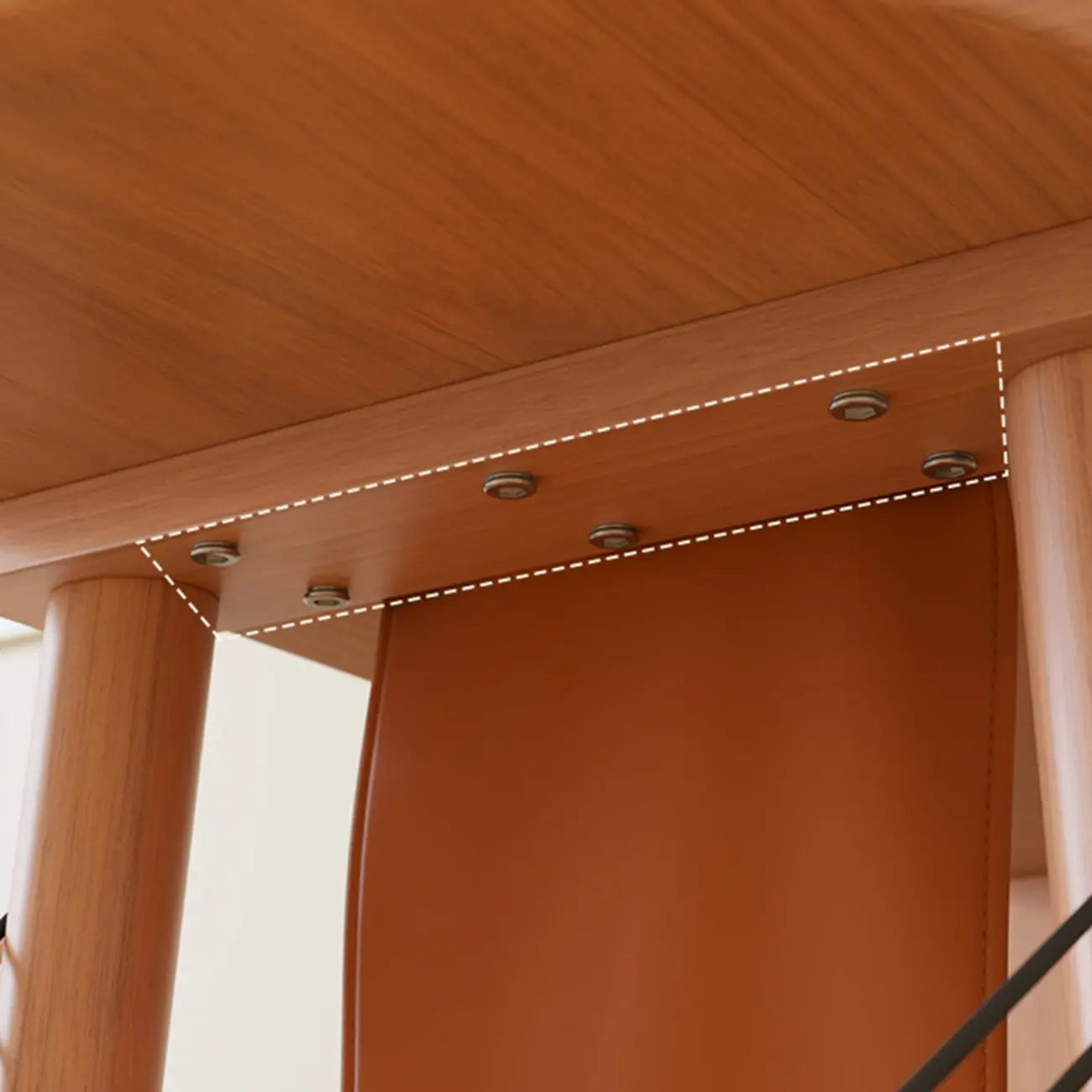 Modern 48-Inch Wooden Bar Table with Drawer Storage