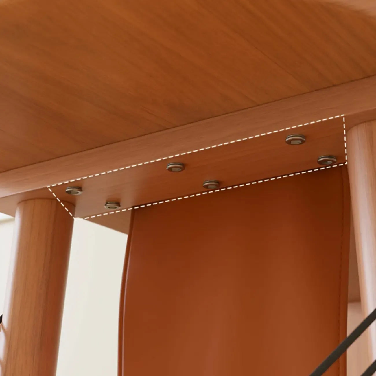 Modern 48-Inch Wooden Bar Table with Drawer Storage