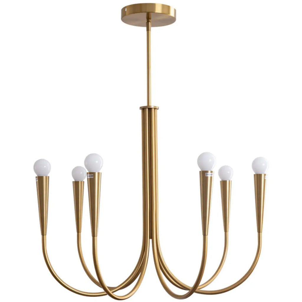 Mid-Century Branch Ceiling Chandelier with Adjustable Height