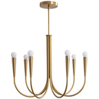 Mid-Century Branch Ceiling Chandelier with Adjustable Height