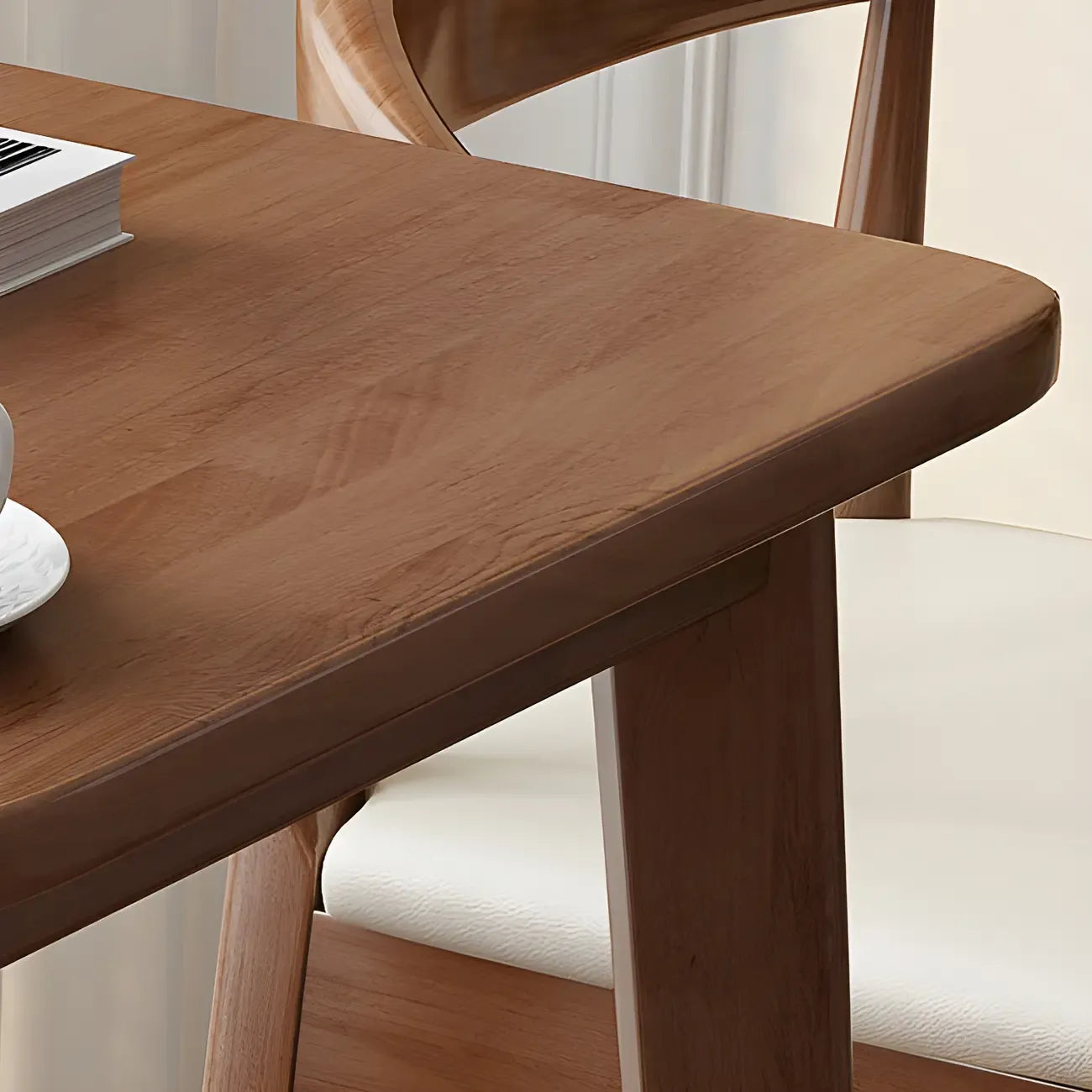 Modern Rubber Wood Square Bar Height Table