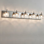 4 Bulb Vintage Bath Vanity Light with Brushed Nickel Shade