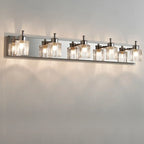4 Bulb Vintage Bath Vanity Light with Brushed Nickel Shade