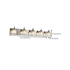 4 Bulb Vintage Bath Vanity Light with Brushed Nickel Shade
