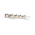 4 Bulb Vintage Bath Vanity Light with Brushed Nickel Shade