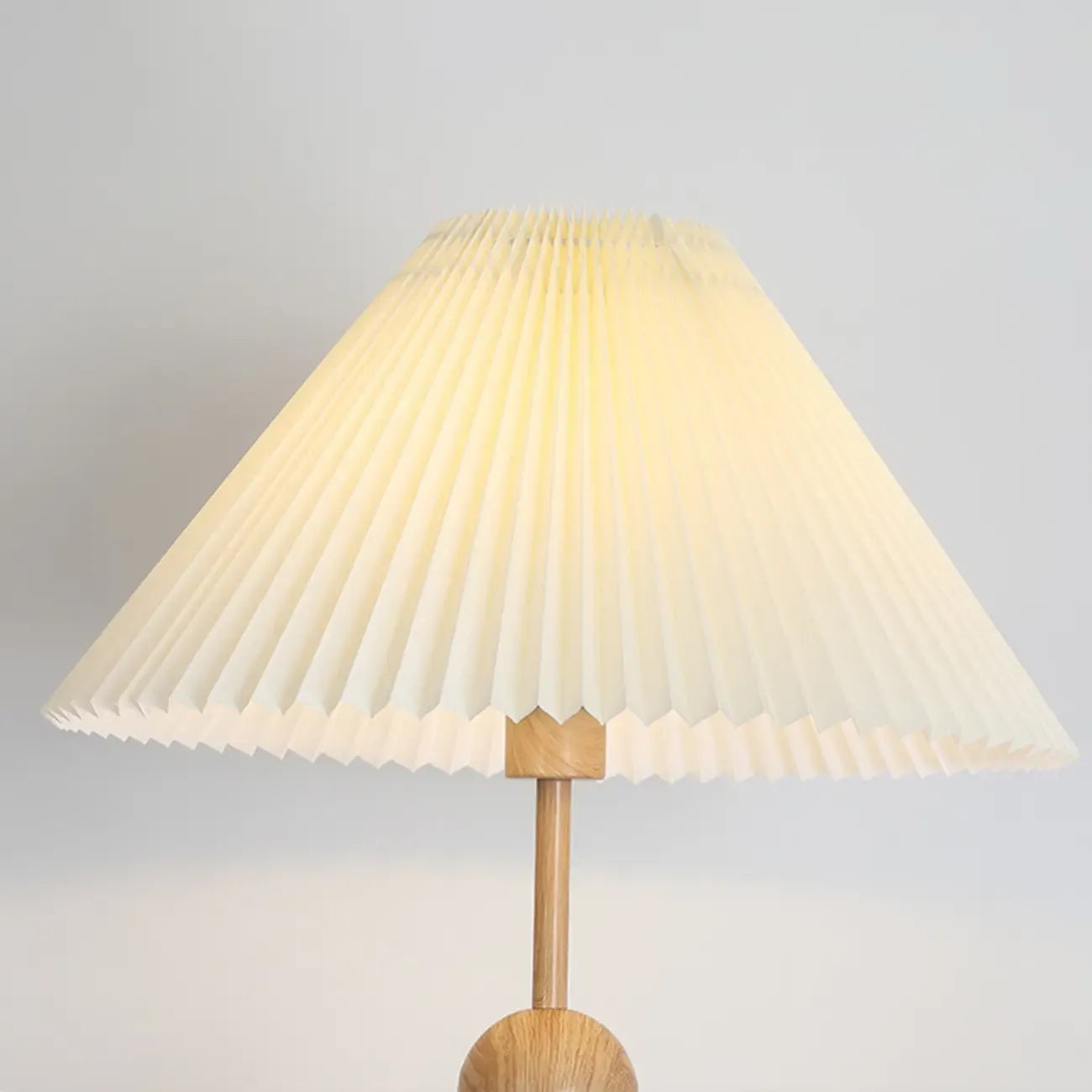 Adjustable Stacked Ball Floor Lamp with Fabric Shade