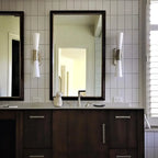 Elegant Glass Wall-Mounted Vanity Light for Bathroom Art Deco