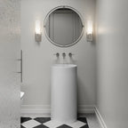 Elegant Glass Wall-Mounted Vanity Light for Bathroom Art Deco