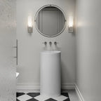 Elegant Glass Wall-Mounted Vanity Light for Bathroom Art Deco