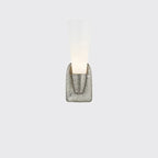 Elegant Glass Wall-Mounted Vanity Light for Bathroom Art Deco