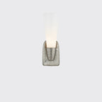 Elegant Glass Wall-Mounted Vanity Light for Bathroom Art Deco