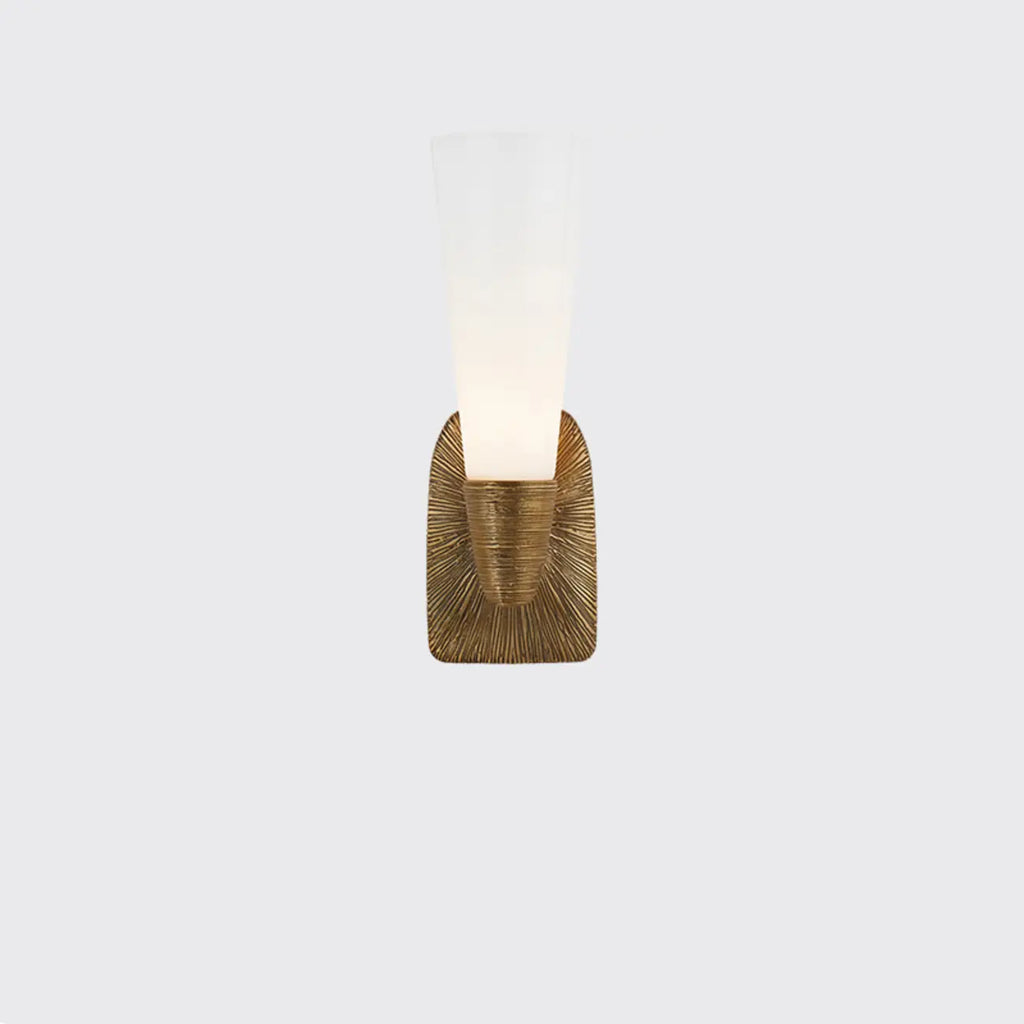 Elegant Glass Wall-Mounted Vanity Light for Bathroom Art Deco