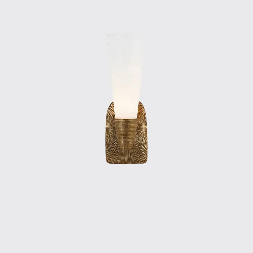 Elegant Glass Wall-Mounted Vanity Light for Bathroom Art Deco