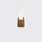 Elegant Glass Wall-Mounted Vanity Light for Bathroom Art Deco