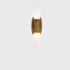 Elegant Glass Wall-Mounted Vanity Light for Bathroom Art Deco