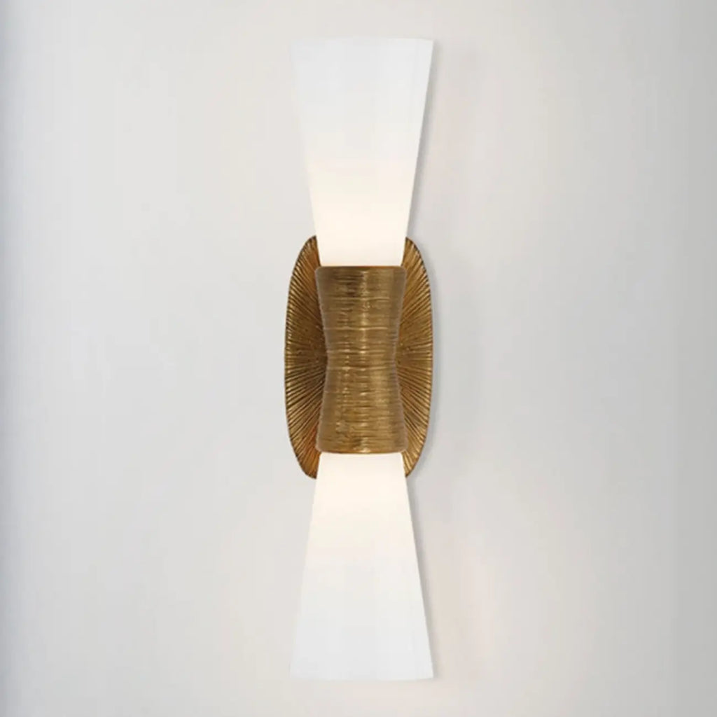 Elegant Glass Wall-Mounted Vanity Light for Bathroom Art Deco