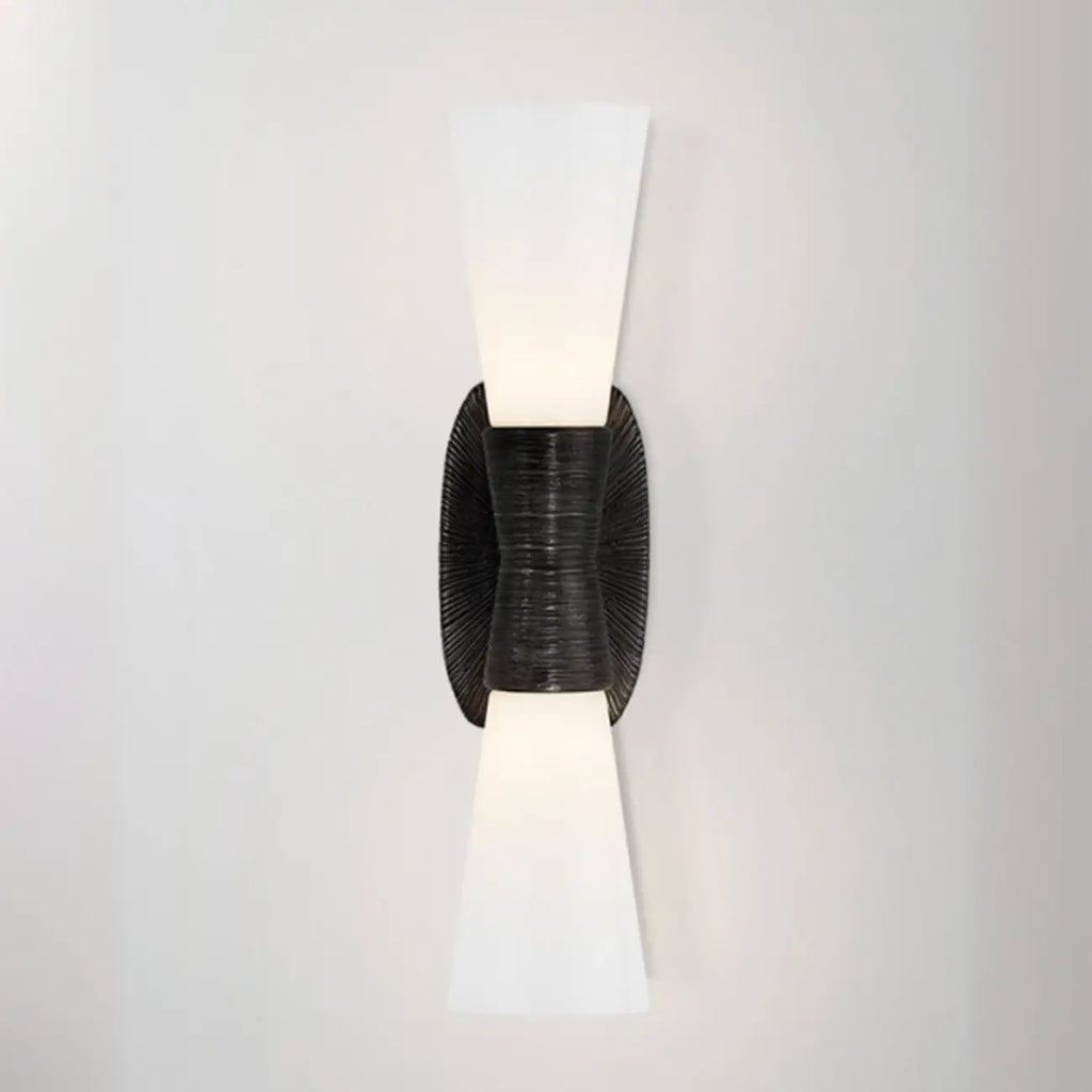 Elegant Glass Wall-Mounted Vanity Light for Bathroom Art Deco