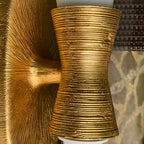 Elegant Glass Wall-Mounted Vanity Light for Bathroom Art Deco