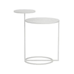 Minimalist Metal Round Bedside Table 2-Tier