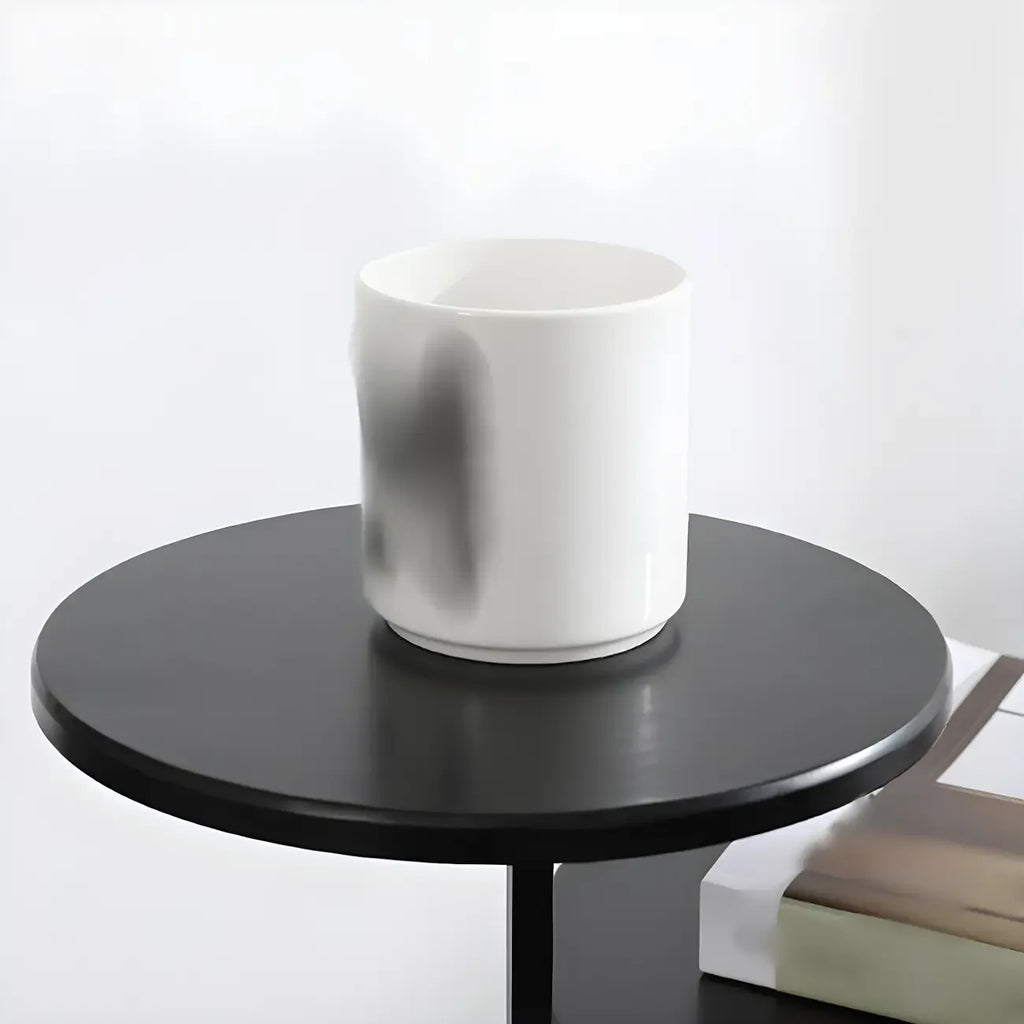 Minimalist Metal Round Bedside Table 2-Tier