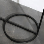 Minimalist Metal Round Bedside Table 2-Tier