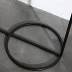 Minimalist Metal Round Bedside Table 2-Tier