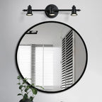 Bathroom Industrial Vanity Mirror Light in Geometric Style