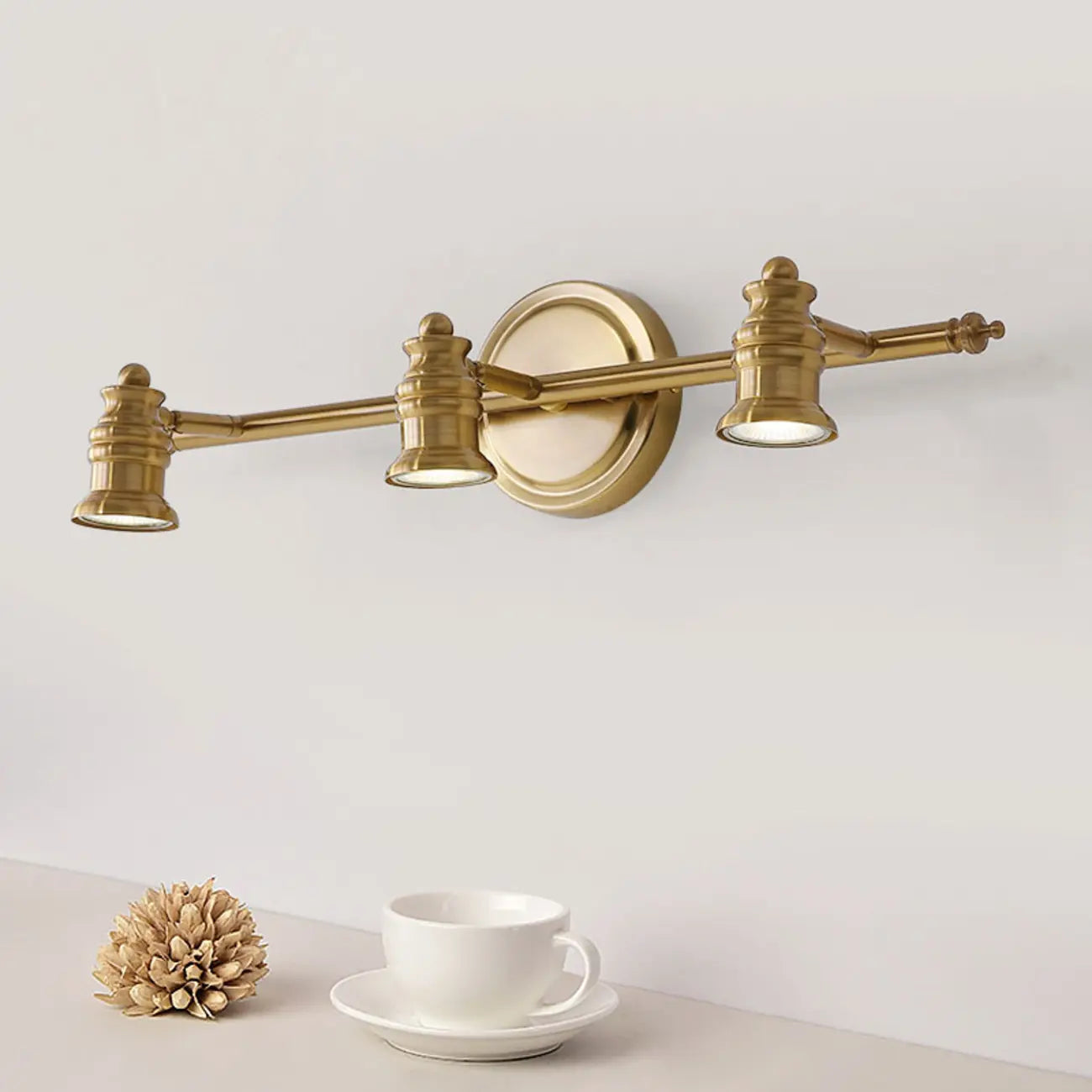 Bathroom Industrial Vanity Mirror Light in Geometric Style
