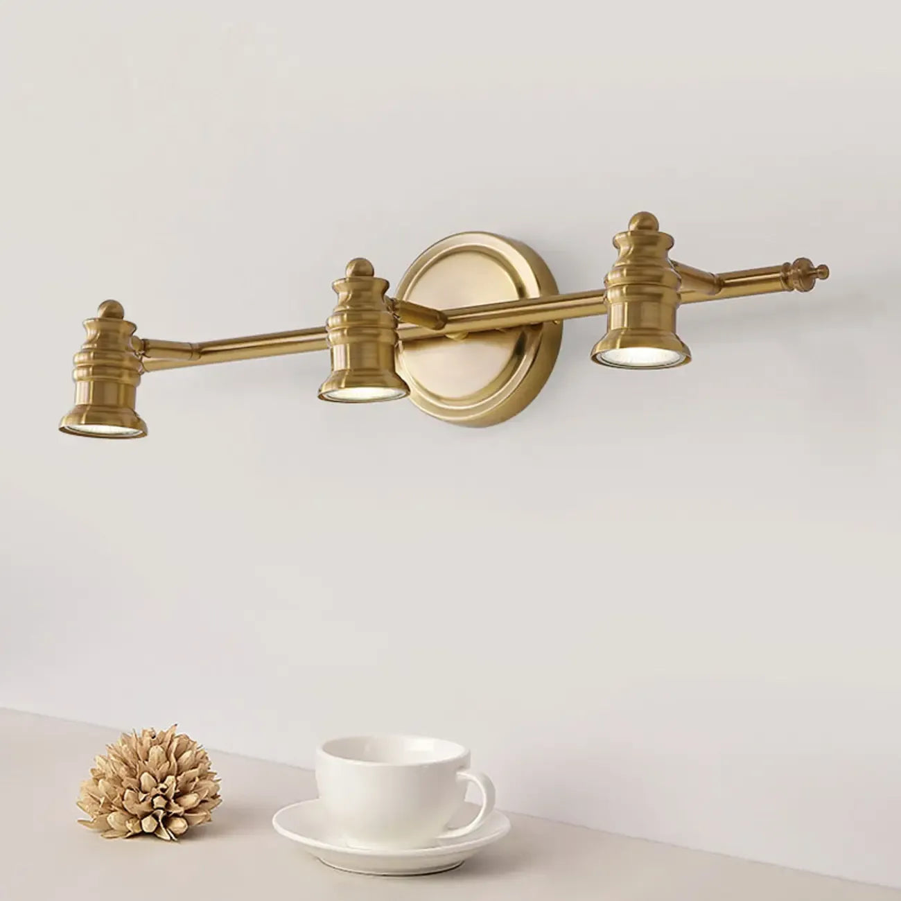 Bathroom Industrial Vanity Mirror Light in Geometric Style