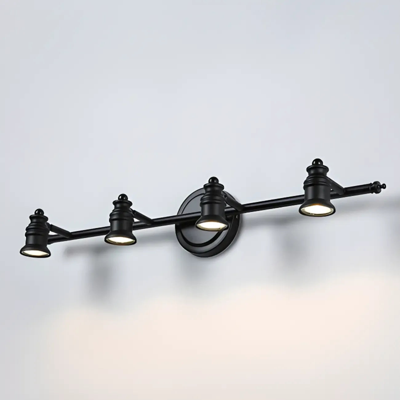 Bathroom Industrial Vanity Mirror Light in Geometric Style