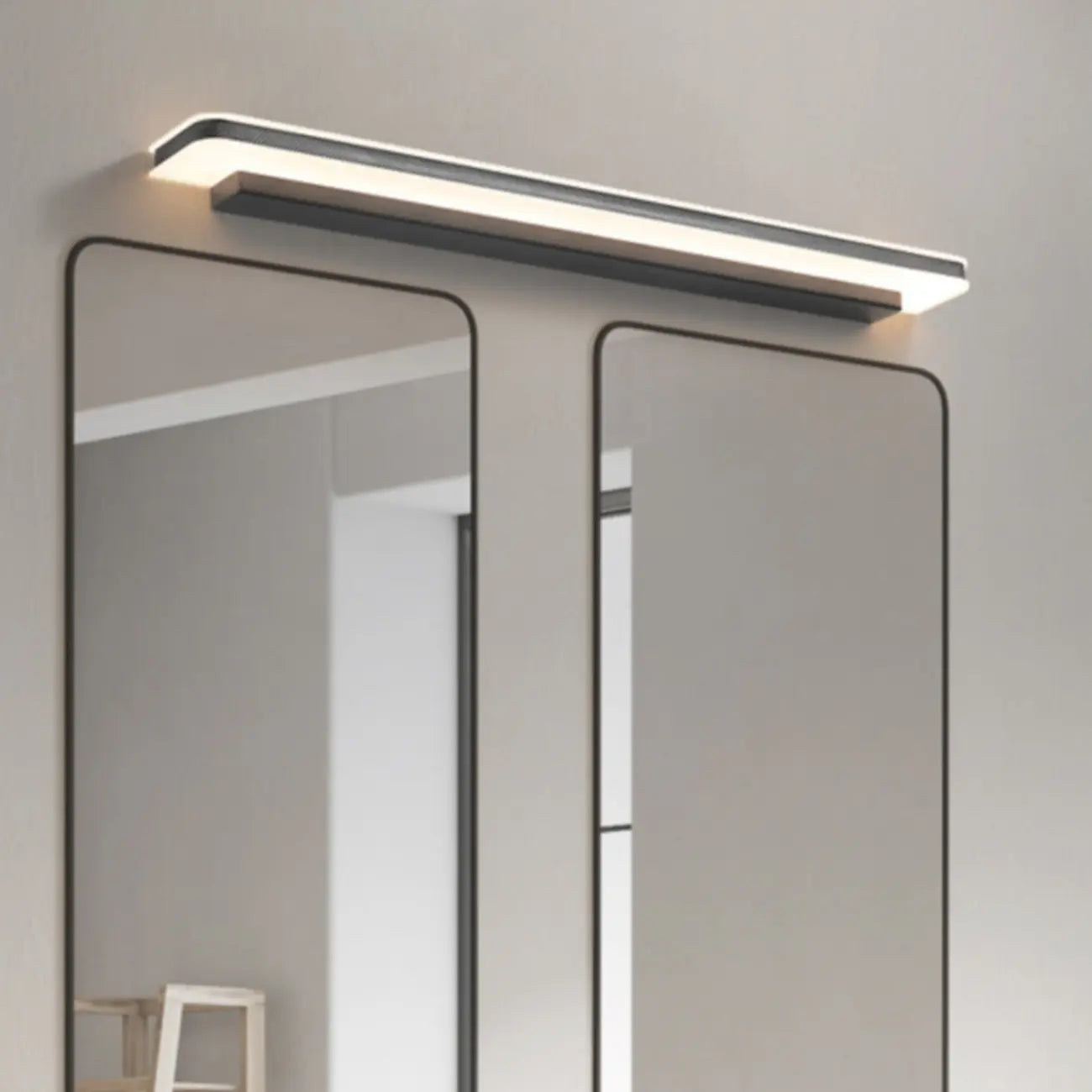 1-Light Geometric Polygonal Vanity Lights in Acrylic Design