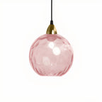 Artistic Stained Glass Globe Pendant Light for Dining Room