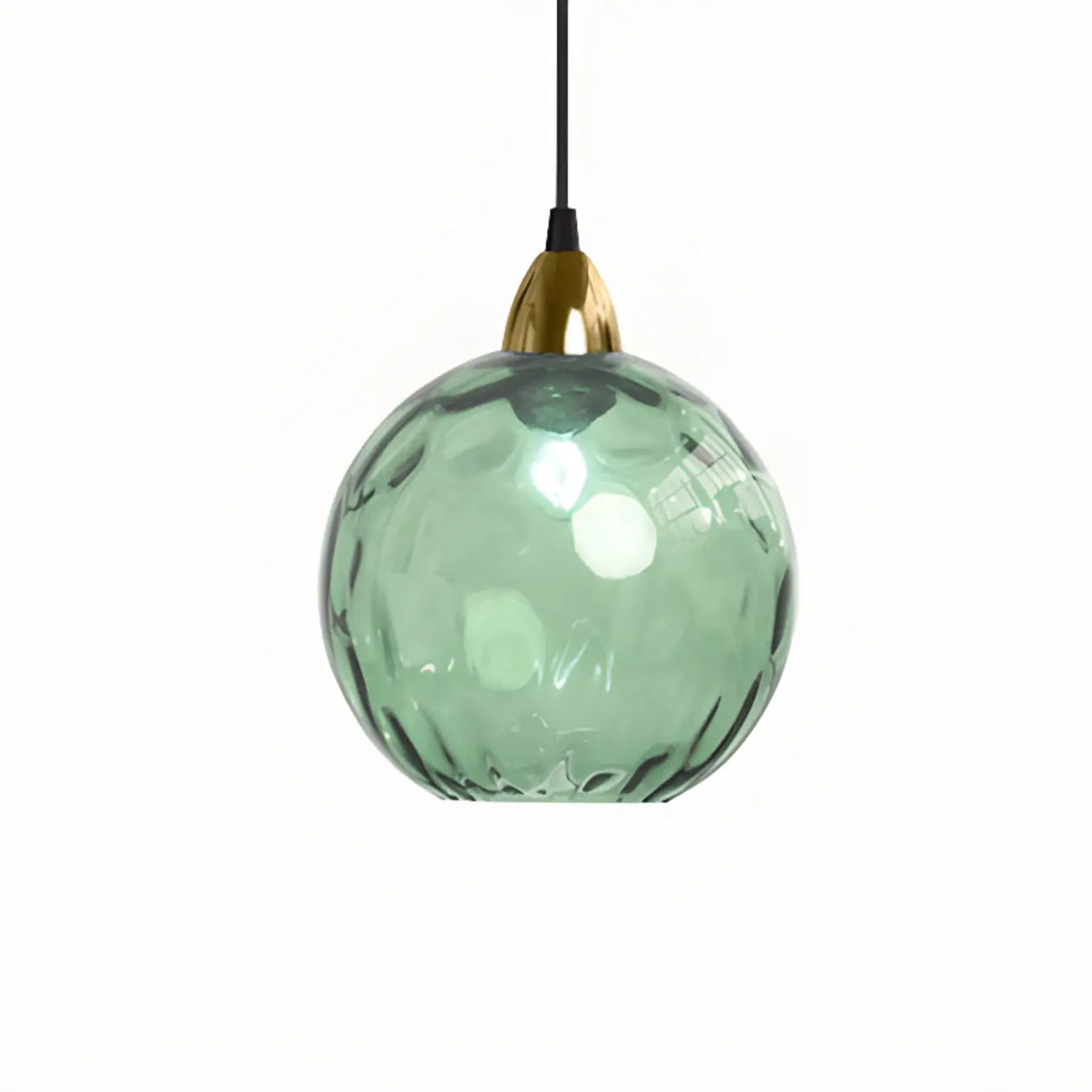 Artistic Stained Glass Globe Pendant Light for Dining Room