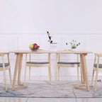 Brown Upholstered Dining Chair with Armrests