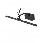 Black LED Wall-Mounted Vanity Lights with Sleek Design