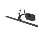 Black LED Wall-Mounted Vanity Lights with Sleek Design